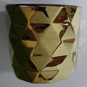 Gold ceramic Achitect Pot Vase